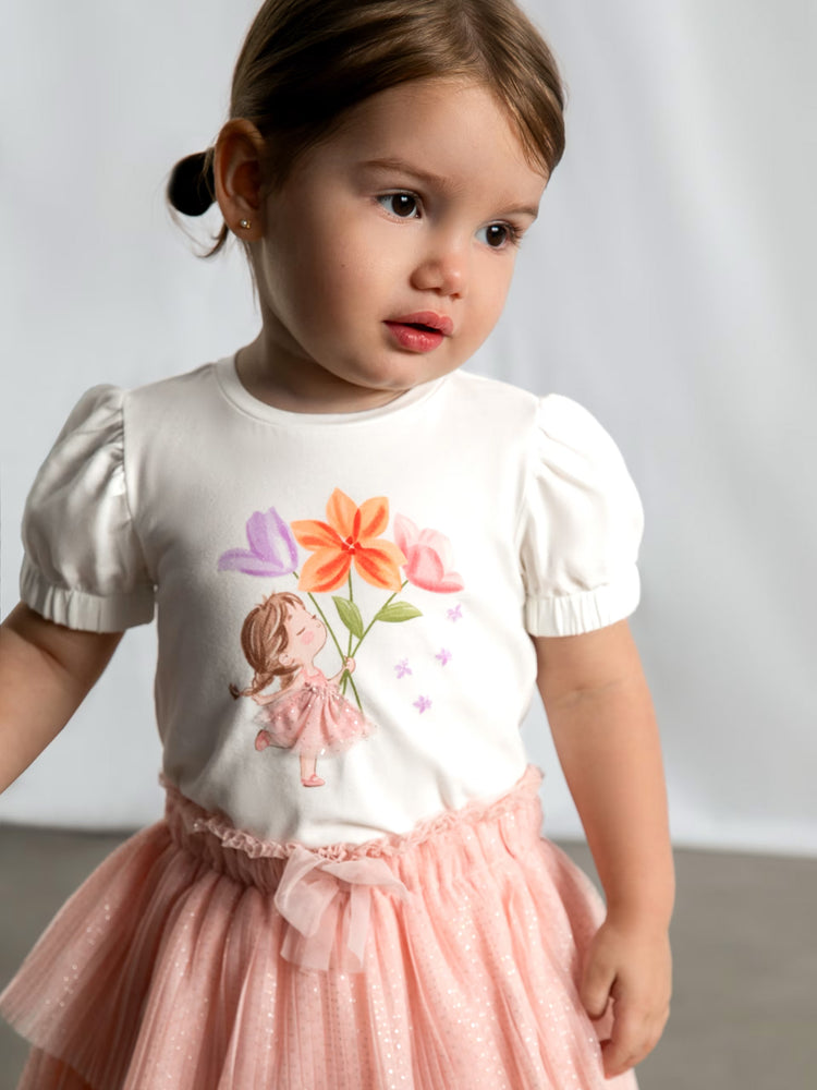 Βρεφική μπλούζα κοντομάνικη | 26-01078-018