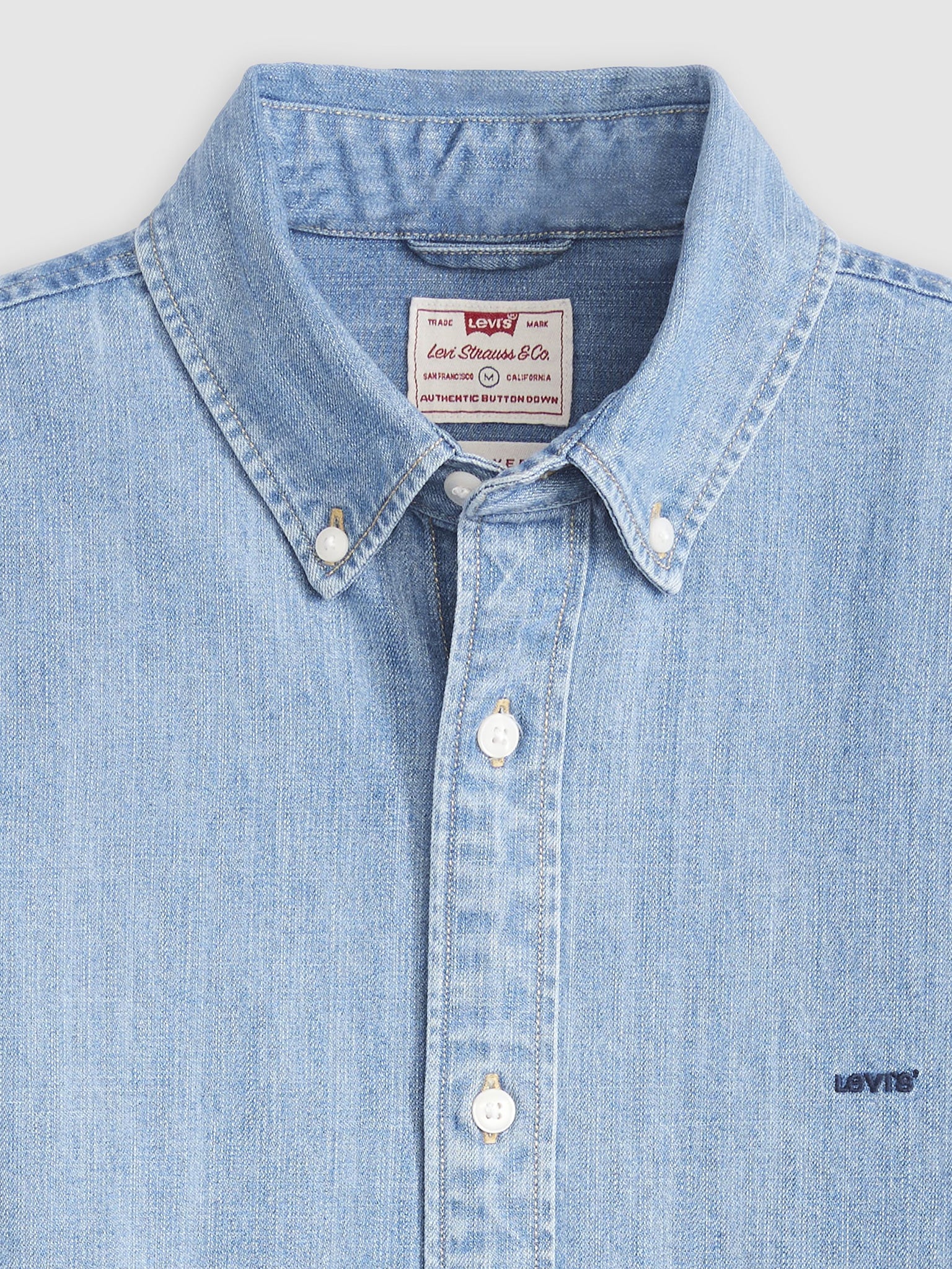 Ανδρικό πουκάμισο τζιν overshirt A91610007 | A91610007