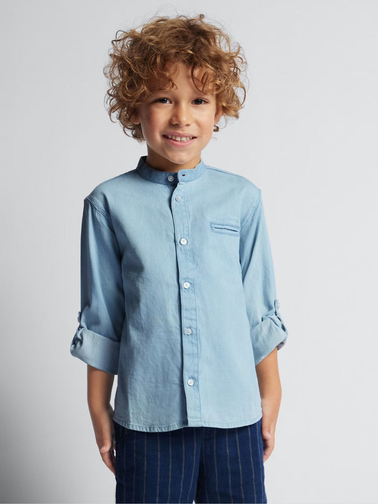 Παιδικό πουκάμισο τζιν Better Cotton 24-03125-005 | 24-03125-005
