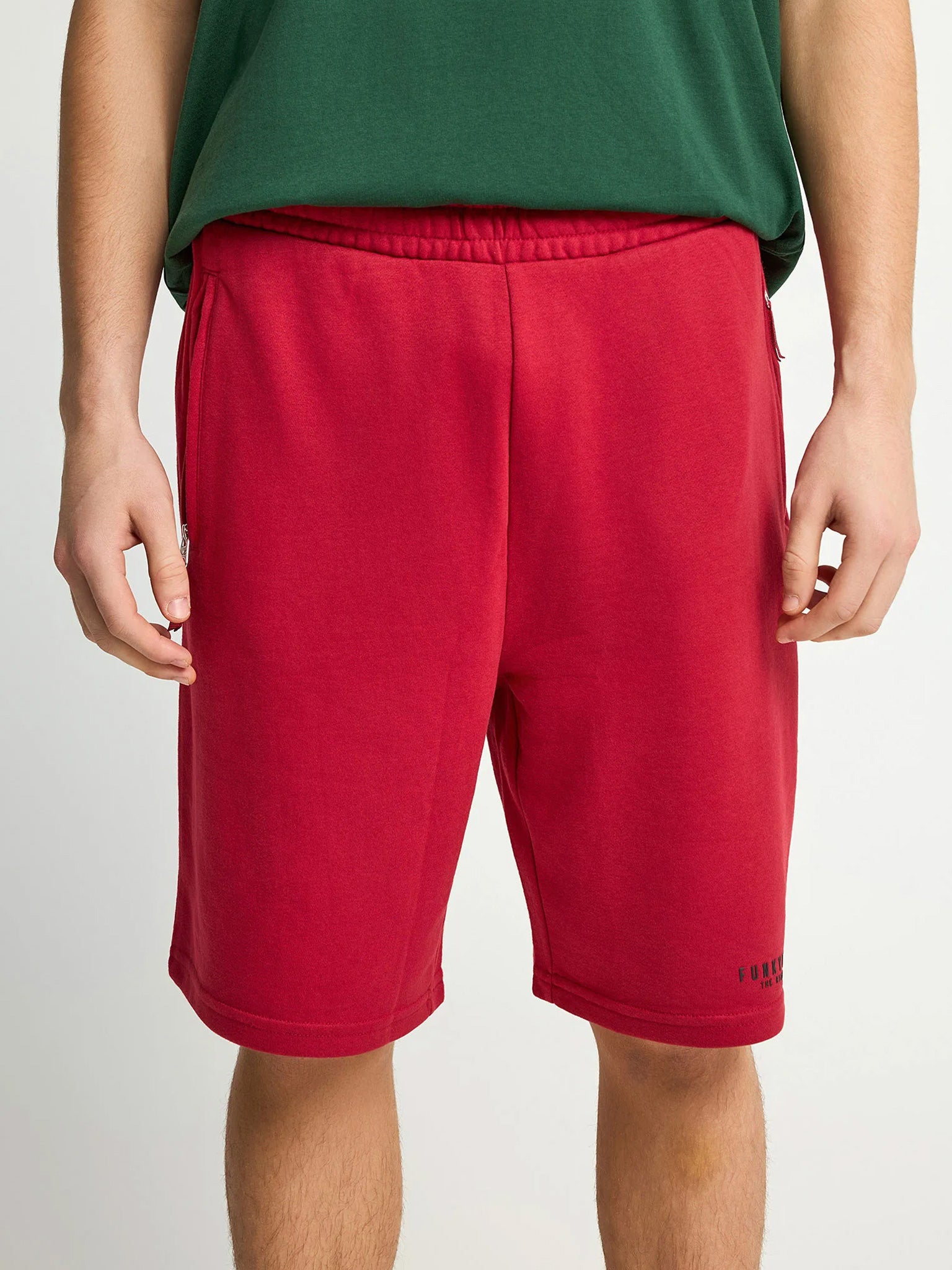 Ανδρική βερμούδα φούτερ | FBM013-050-03