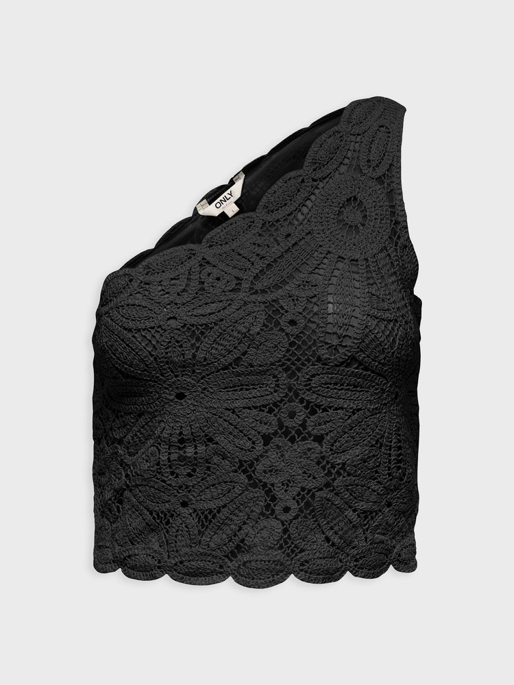 Γυναικείο top πλεκτό ONLALBERTE ONE SHOULDER SHORT TOP 15344886 | 15344886