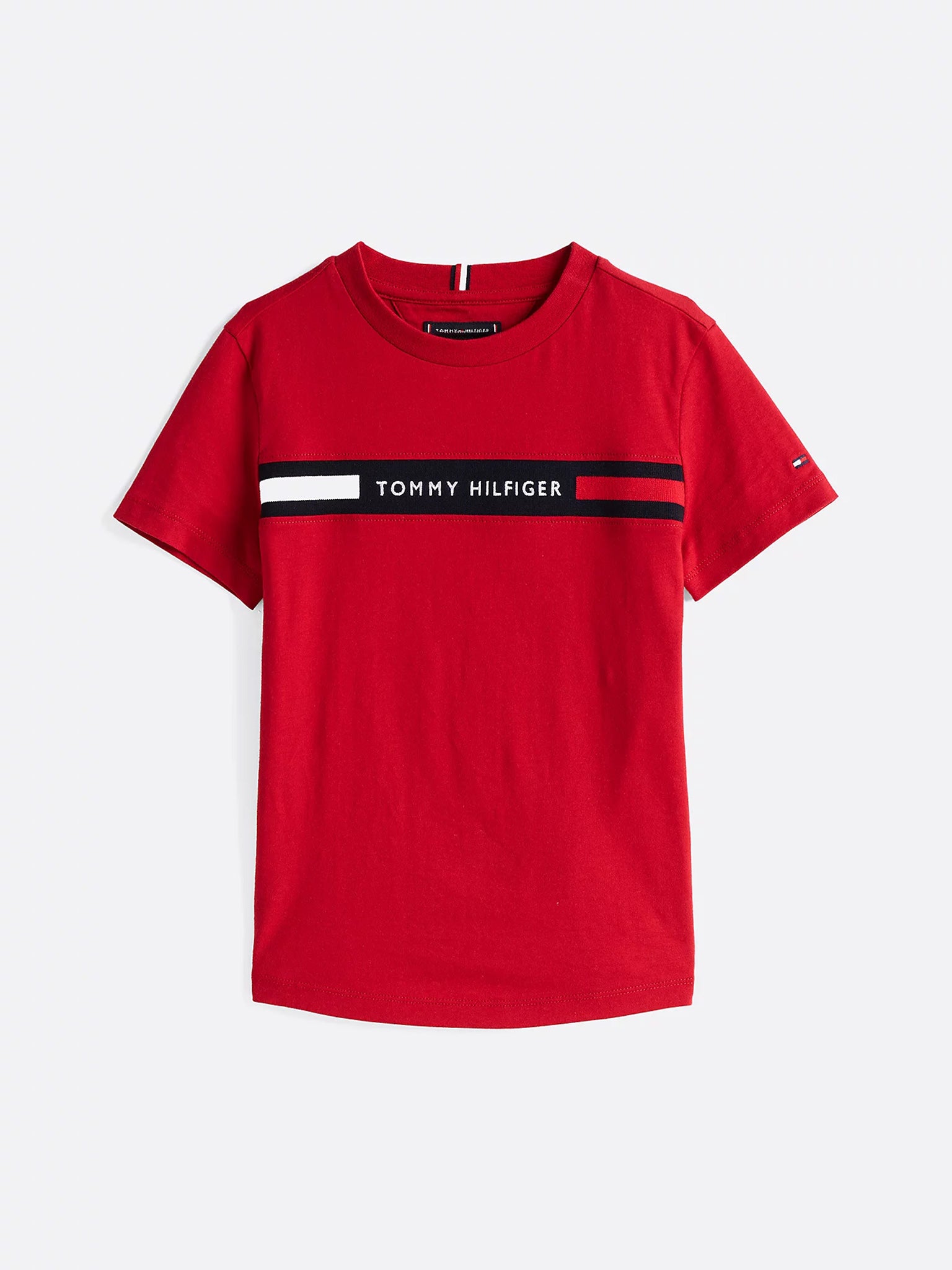 Παιδική μπλούζα μακό TH RIB REG TEE SS KB0KB09351XLD | KB0KB09351XLD