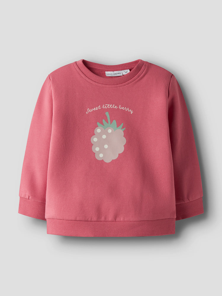 Βρεφική μπλούζα φούτερ raspberry NBFVRILLIE LS SWEAT BOX 13226050 | 13226050
