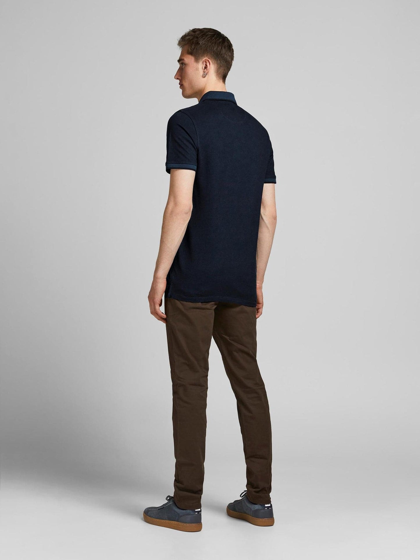 Ανδρικό polo JJEPAULOS POLO SS NOOS 12136668 | 12136668