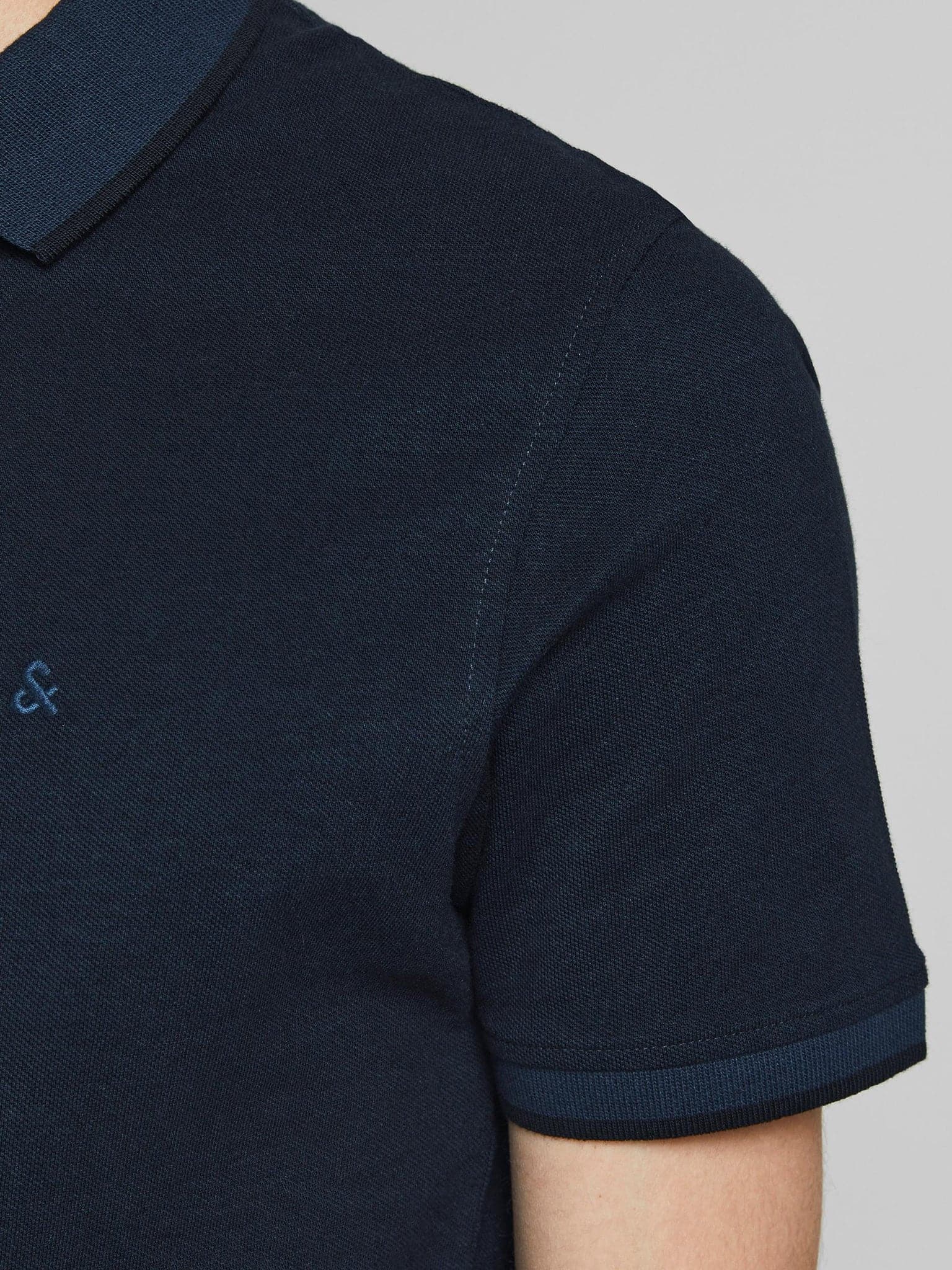 Ανδρικό polo JJEPAULOS POLO SS NOOS 12136668 | 12136668