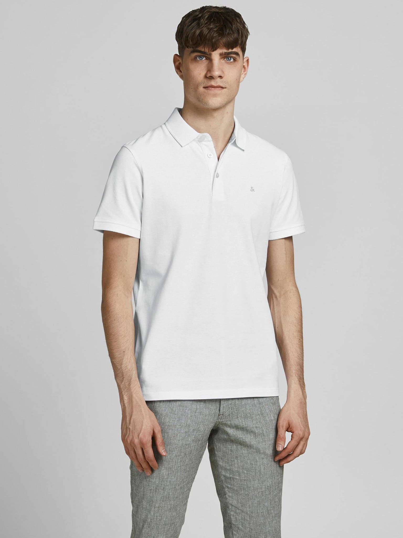 Ανδρικό polo JJEPAULOS POLO SS NOOS 12136668 | 12136668