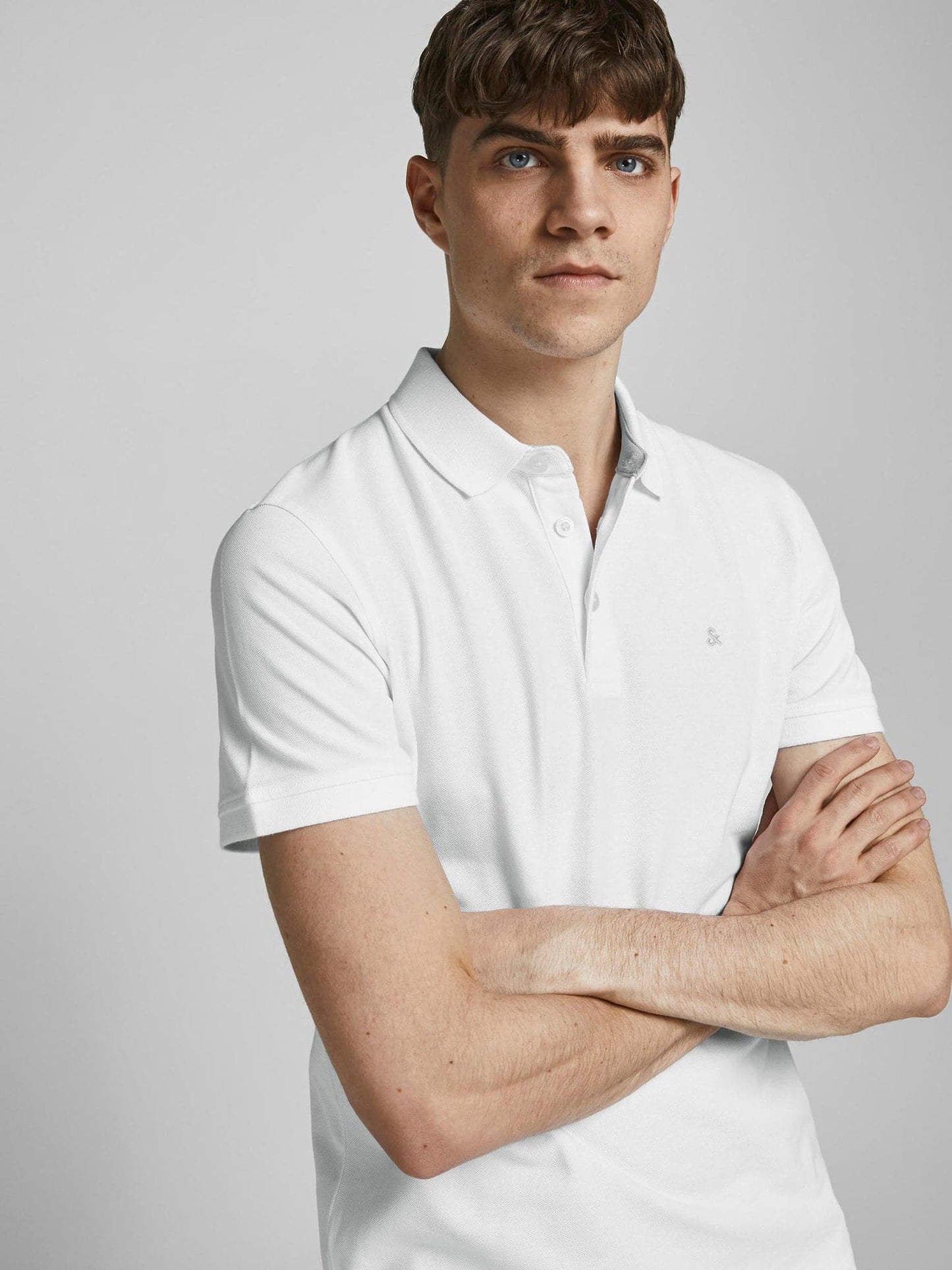 Ανδρικό polo JJEPAULOS POLO SS NOOS 12136668 | 12136668