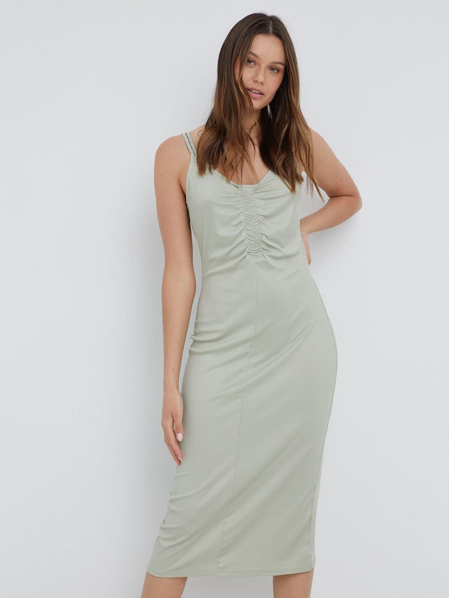 Γυναικείο φόρεμα VMJILLIAN SINGLET CALF DRESS JRS 10262175 | 10262175