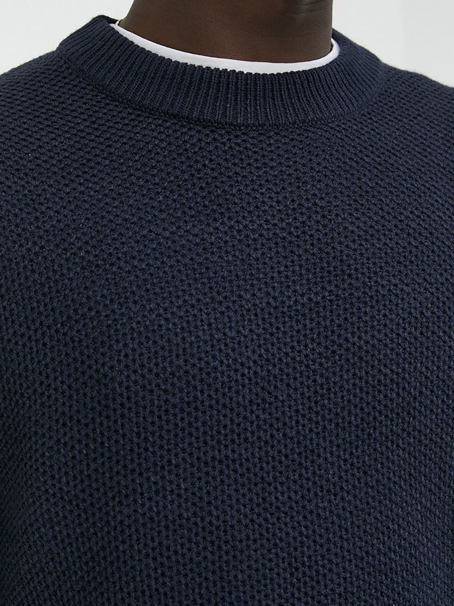 Ανδρική μπλούζα πλεκτή  JORBLAKE KNIT CREW NECK BF 12219273 | 12219273