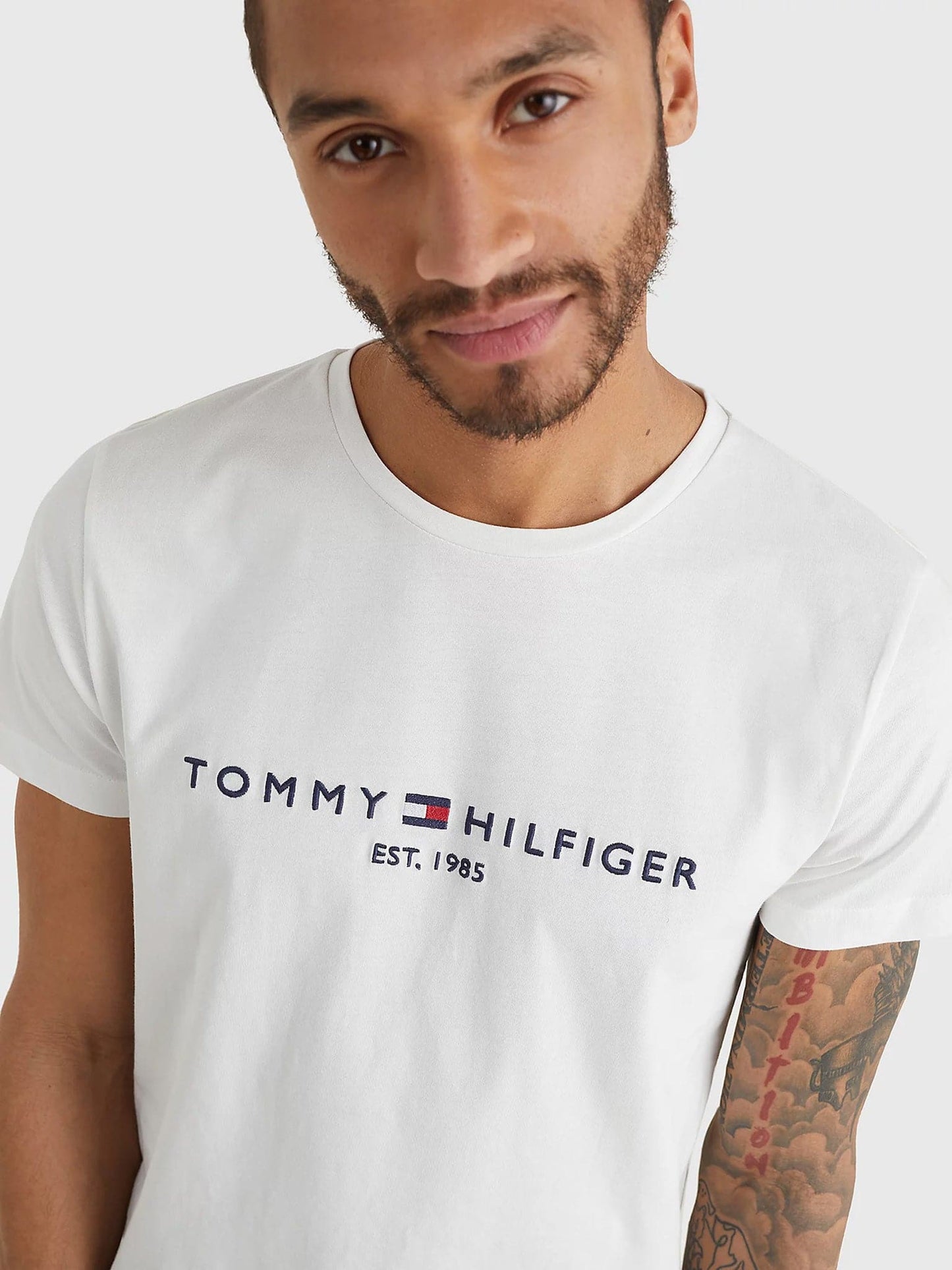 Ανδρικό t-shirt TOMMY LOGO TEE MW0MW11465118 | MW0MW11465118