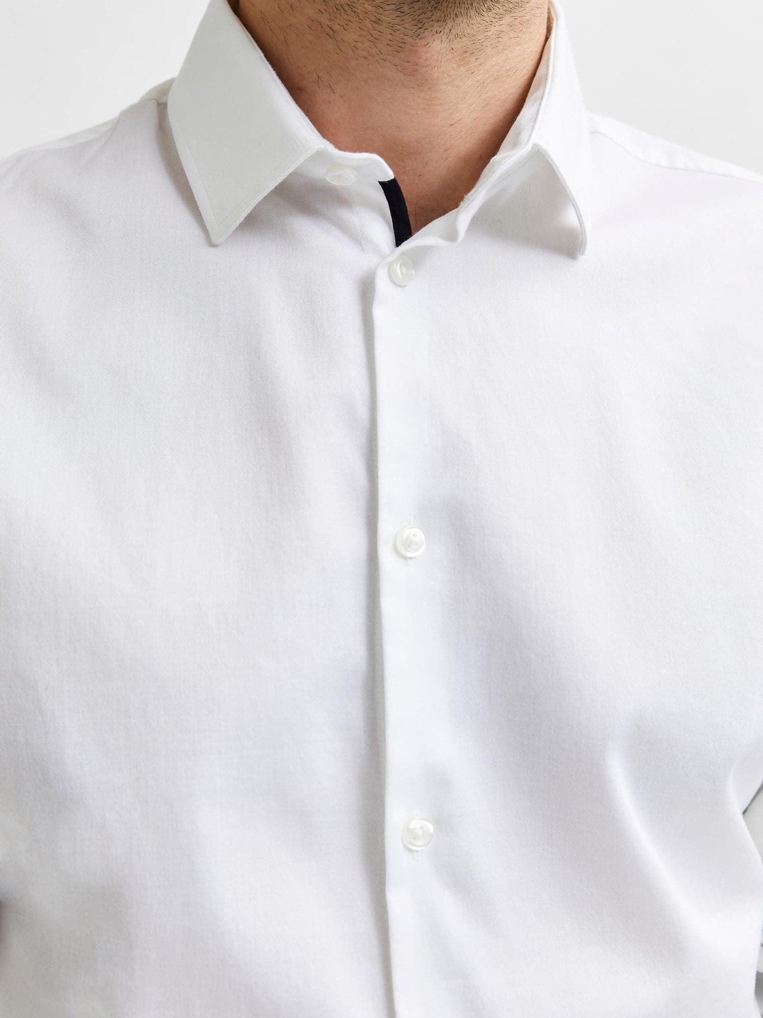 Ανδρικό πουκάμισο SLHSLIMFLEX-PARK SHIRT LS B NOOS 16077346 | 16077346