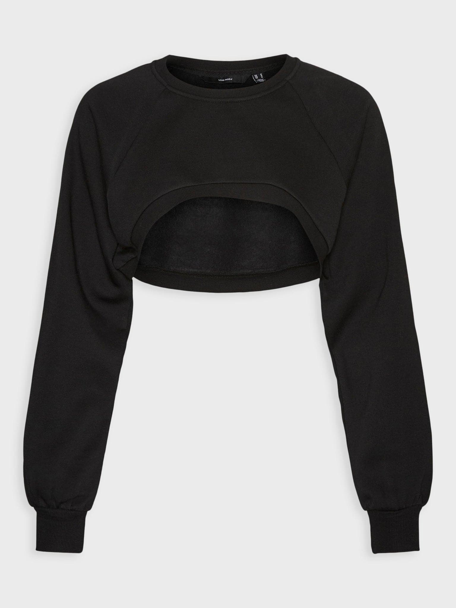 Γυναικείο φούτερ VMAJA LS CREOPPED SWEAT JRS 10257432 | 10257432