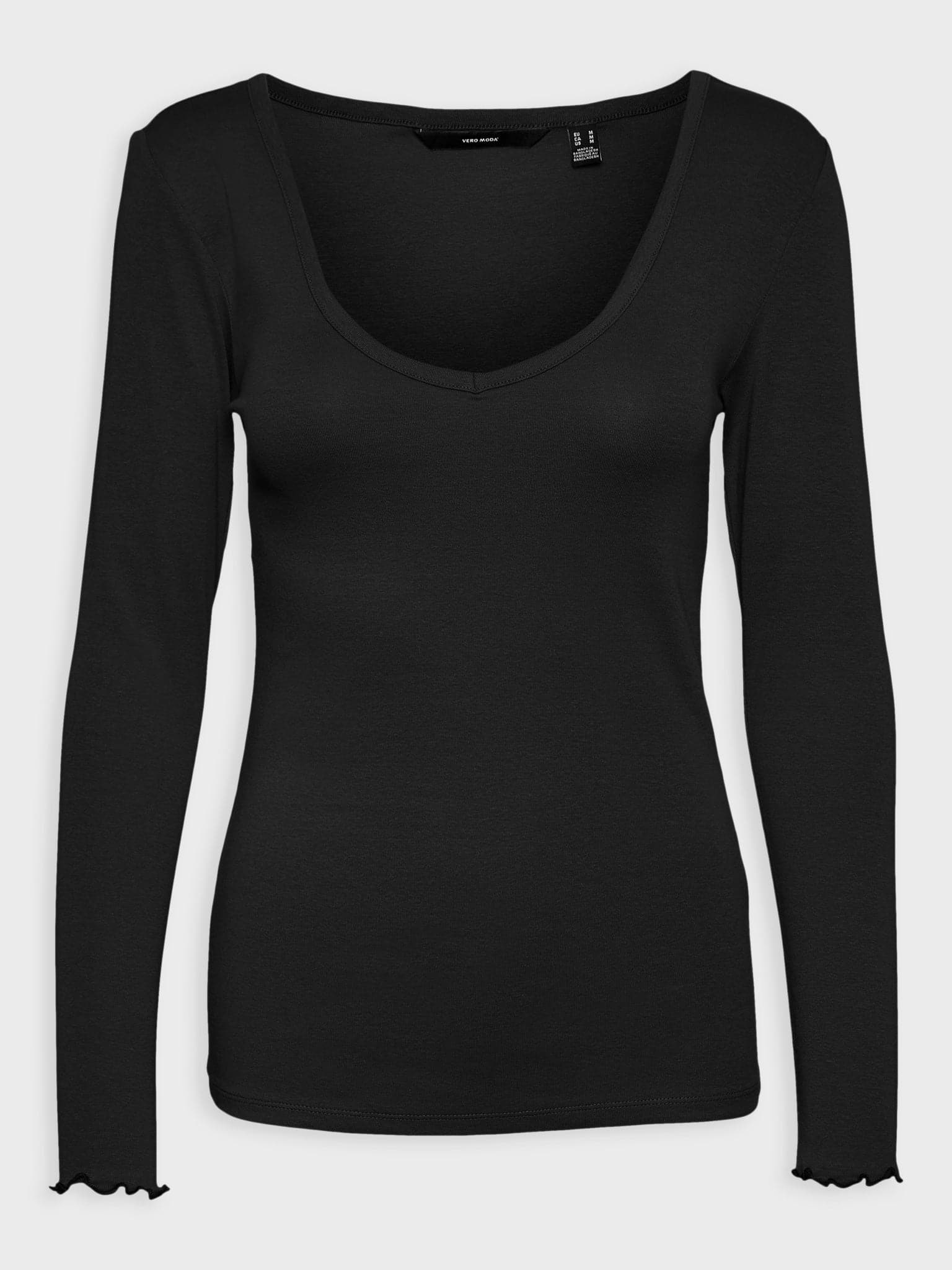 Γυναικείο μπλούζα VMGANYA LS V-NECK TOP JRS 10258046 | 10258046