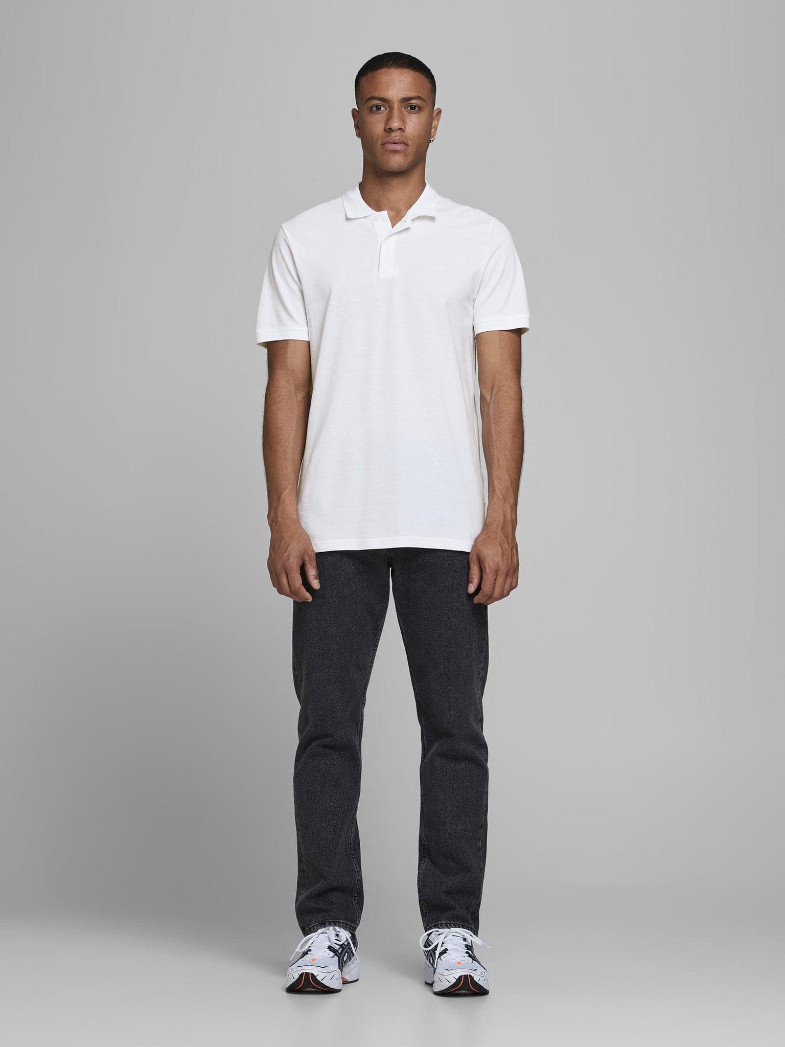Ανδρικό polo JJEBASIC POLO SS NOOS 12136516 | 12136516