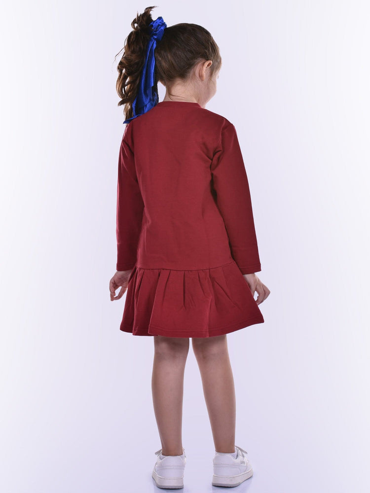 Παιδικό φόρεμα με βολάν και κέντημα 12200008 | 12200008