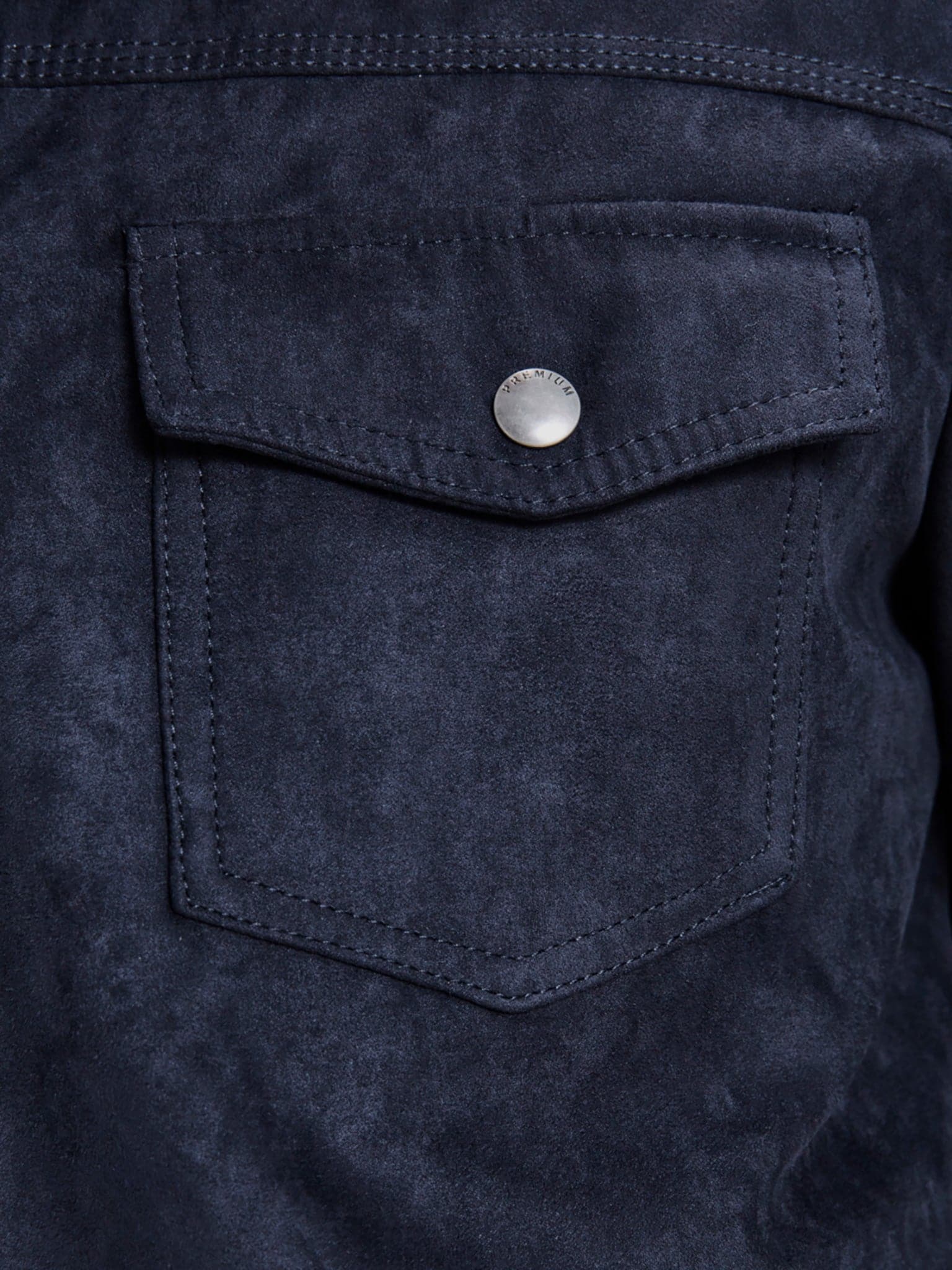 Ανδρικό jacket μουτόν με τσέπες | 12142597