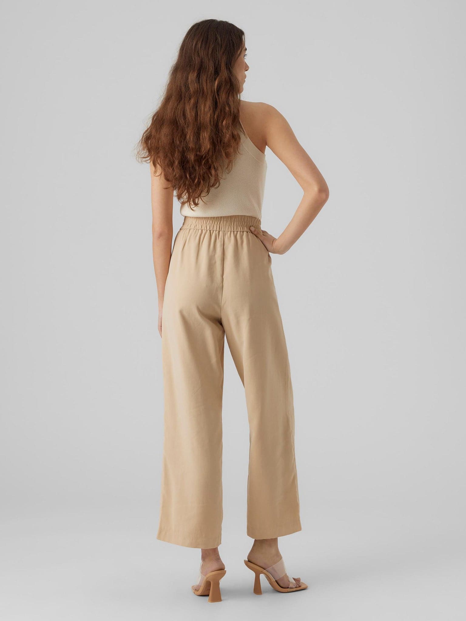 Γυναικεία παντελόνα VMCARMEN HIGH RISE TROUSERS 10278926 | 10278926