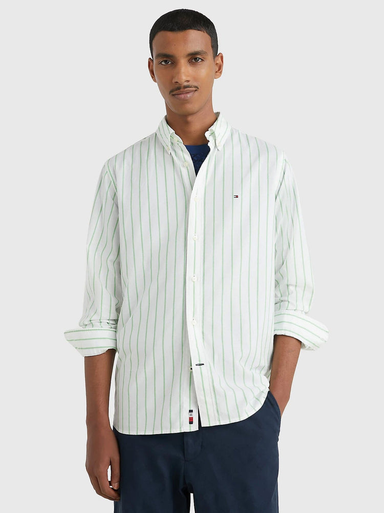 Ανδρικό πουκάμισο NATURAL SOFT STRIPE RF SHIRT MW0MW306900CD | MW0MW306900CD