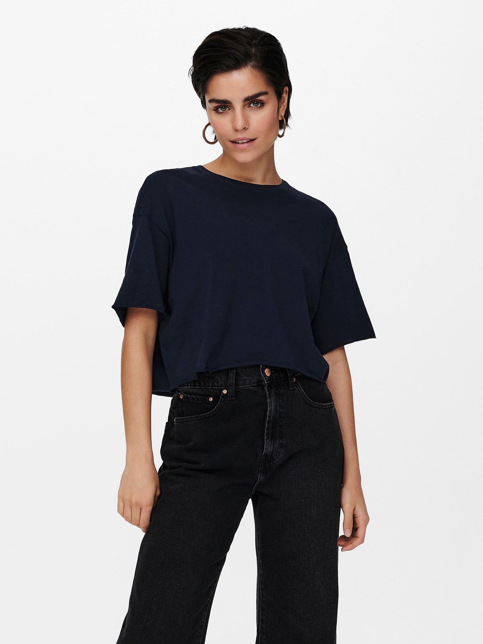 Γυναικείο crop top ONLEARTH LIFE S/S SHORT TOP 15230034 | 15230034