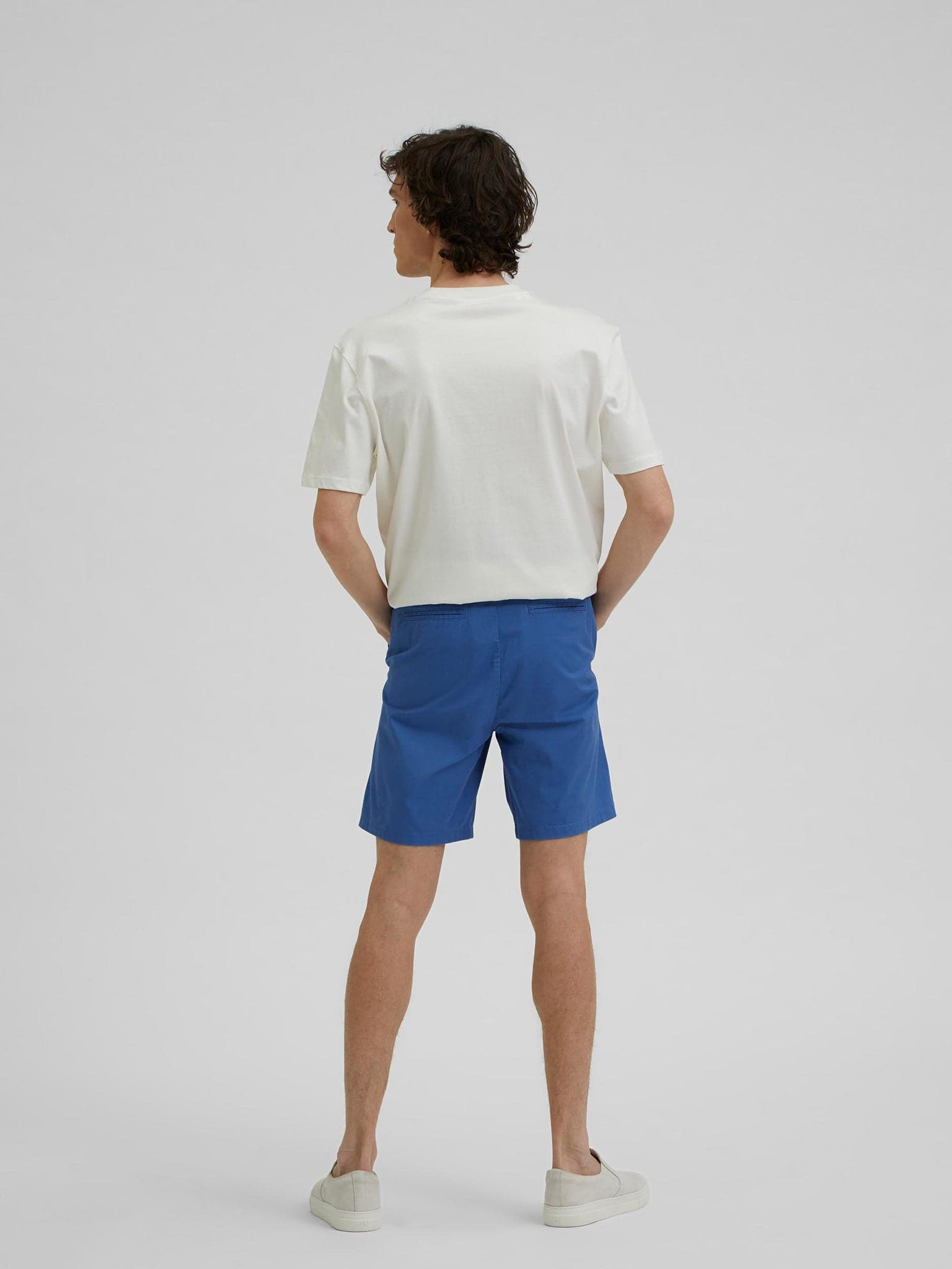 Ανδρική καπαρντινέ βερμούδα SLHCOMFORT-HOMME FLEX SHORTS 16082505 | 16082505