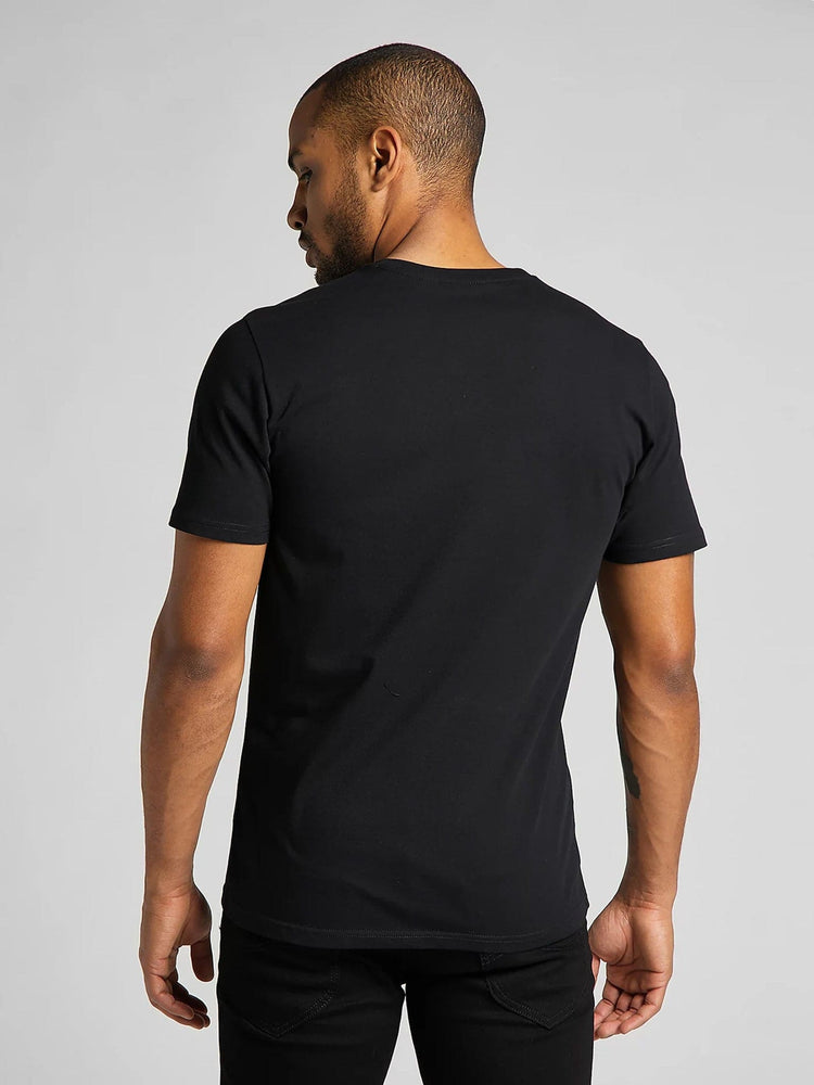 Ανδρικό t-shirt WOBBLY LOGO TEE IN BLACK L65QAI01 | L65QAI01