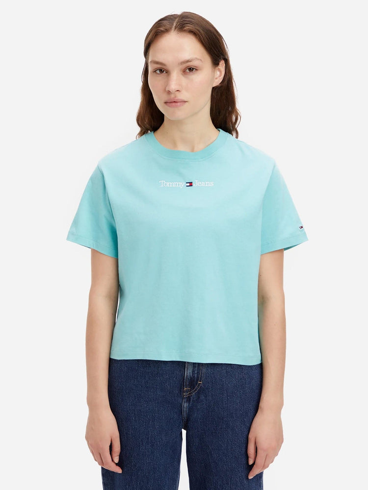 Γυναικείο t-shirt TJW CLS SERIF LINEAR TEE DW0DW15049L67 | DW0DW15049L67