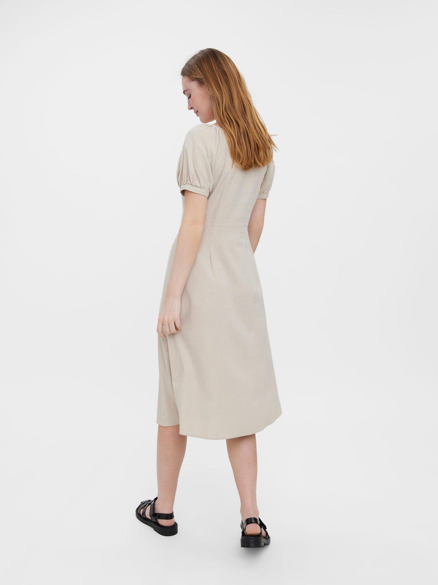 Γυναικείο φόρεμα VMJESMILO S/S CALF SHIRT DRESS WVN GA 10260300 | 10260300