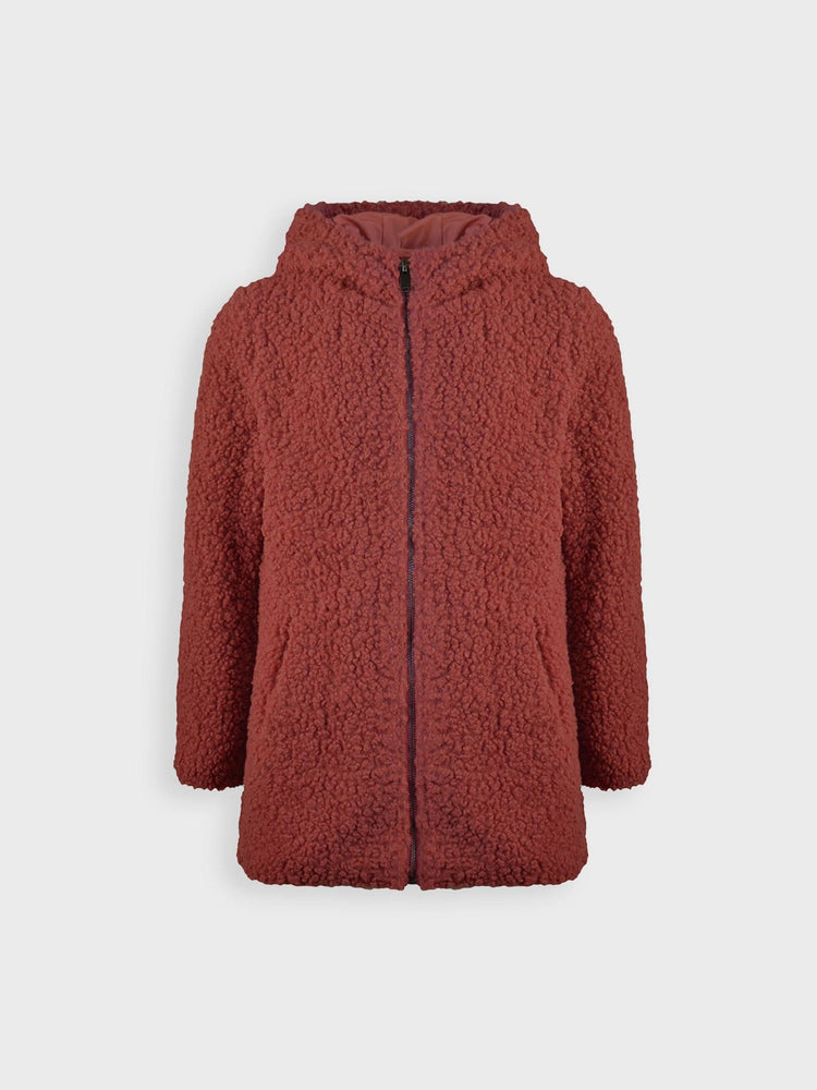Εφηβικό παλτό μπουκλέ | 16-122208-1