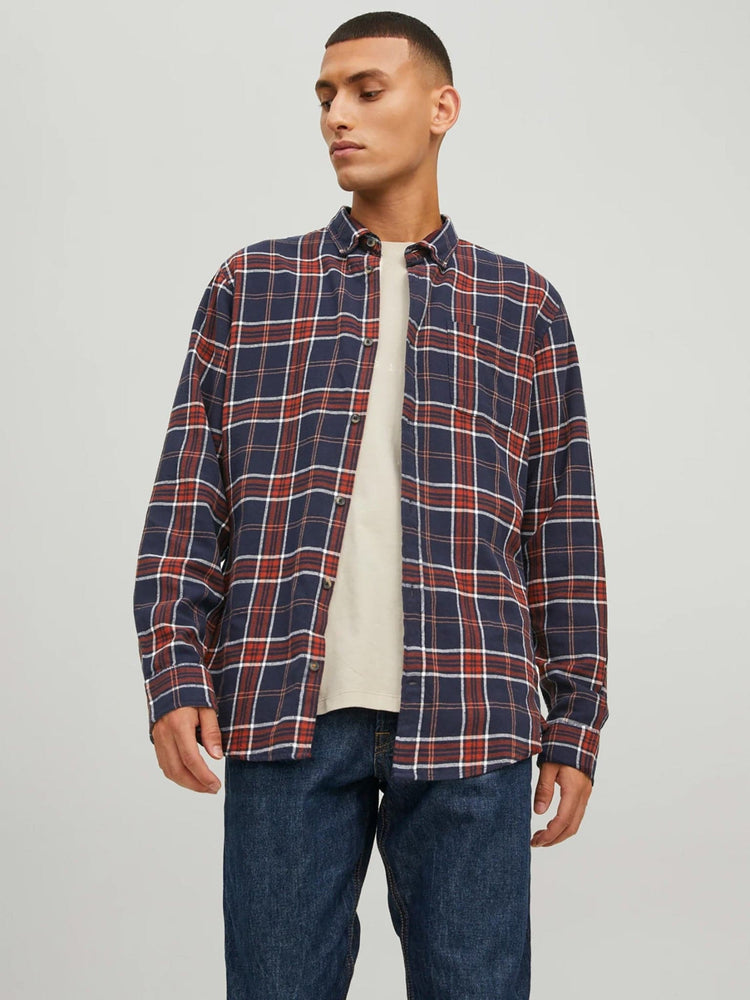 Ανδρικό πουκάμισο JJECLASSIC CHECK SHIRT L/S AU22 12209098 | 12209098