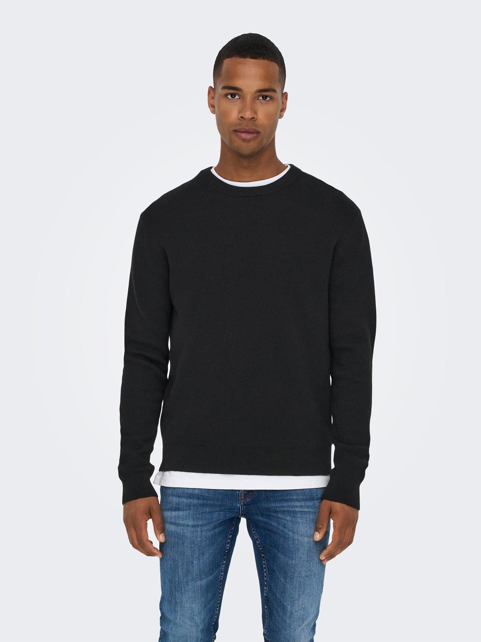 Ανδρική μπλούζα πλεκτή ONSPHIL REG 12 STRUC CREW KNIT NOOS 22022855 | 22022855