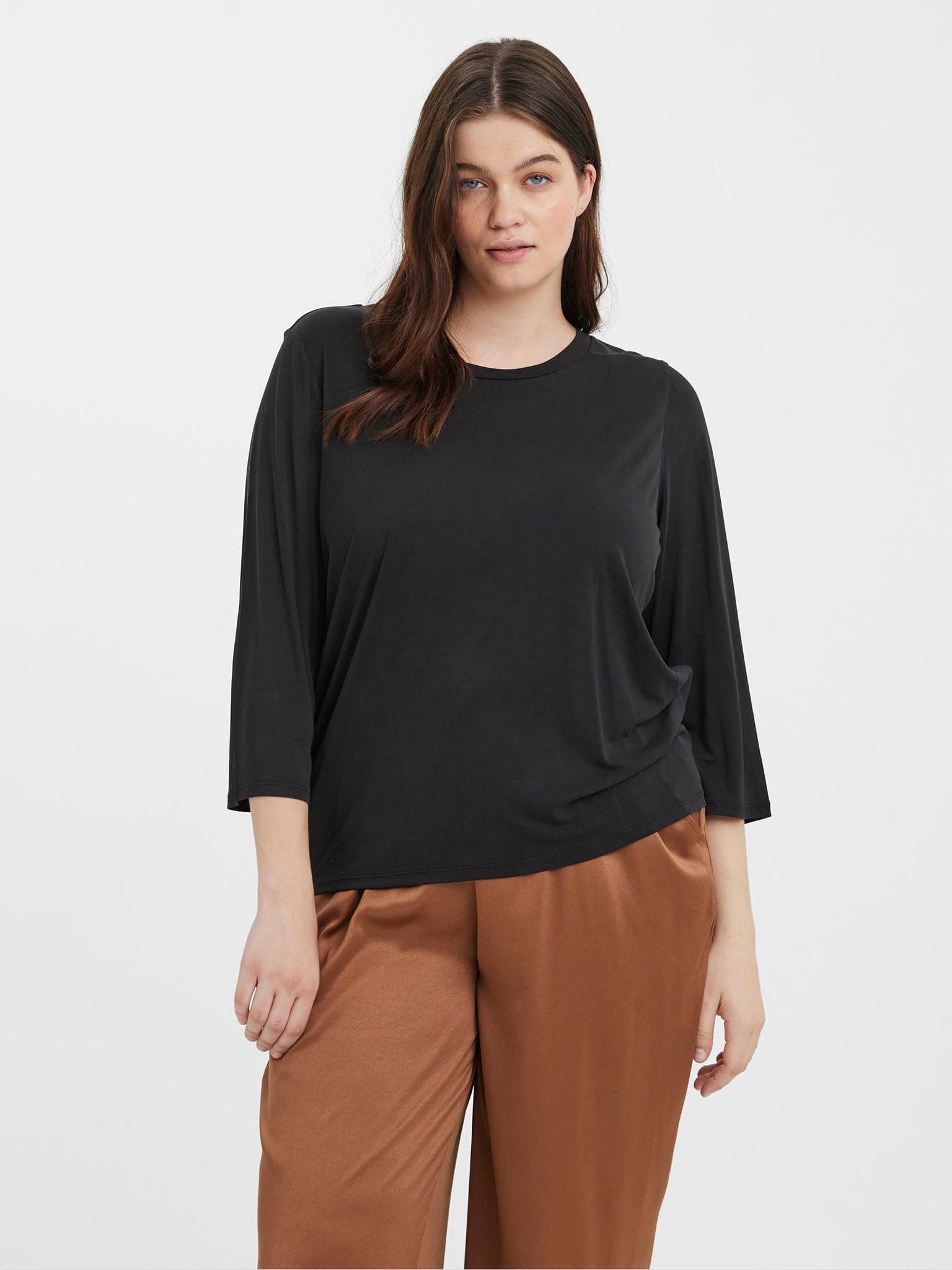 Γυναικεία μπλούζα plus size VMEVABIA 34 TOP JRS CUR 10279540 | 10279540