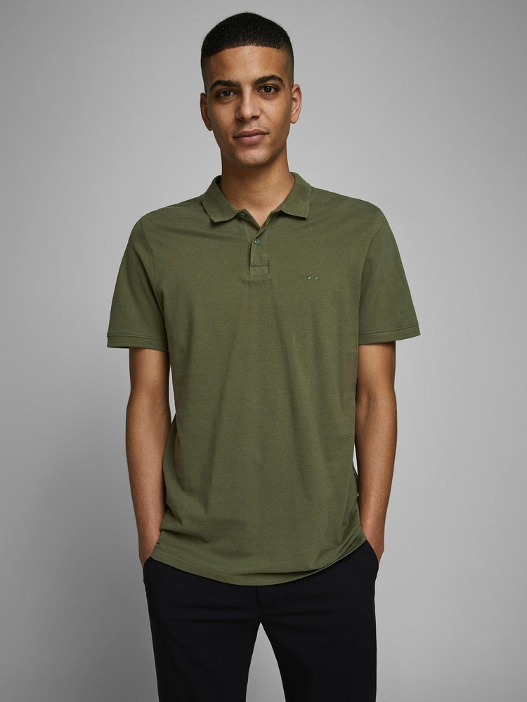 Ανδρικό polo JJEBASIC POLO SS NOOS 12136516 | 12136516