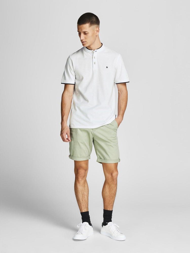 Ανδρικό polo JJEPAULOS MAO POLO SS NOOS 12199711  | 12199711