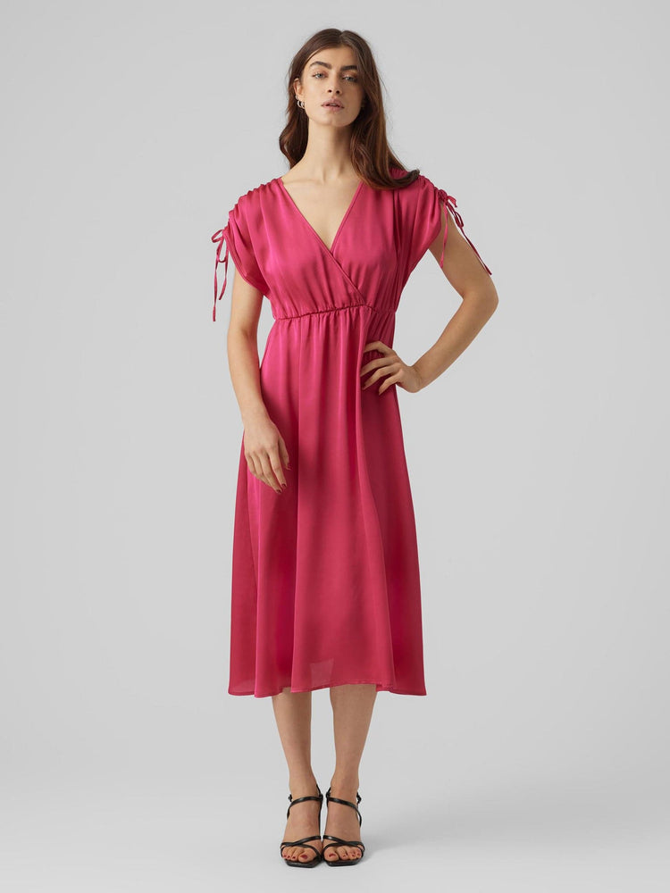 Γυναικείο φόρεμα VMHEART OLI 2/4 CALF DRESS 10287519 | 10287519