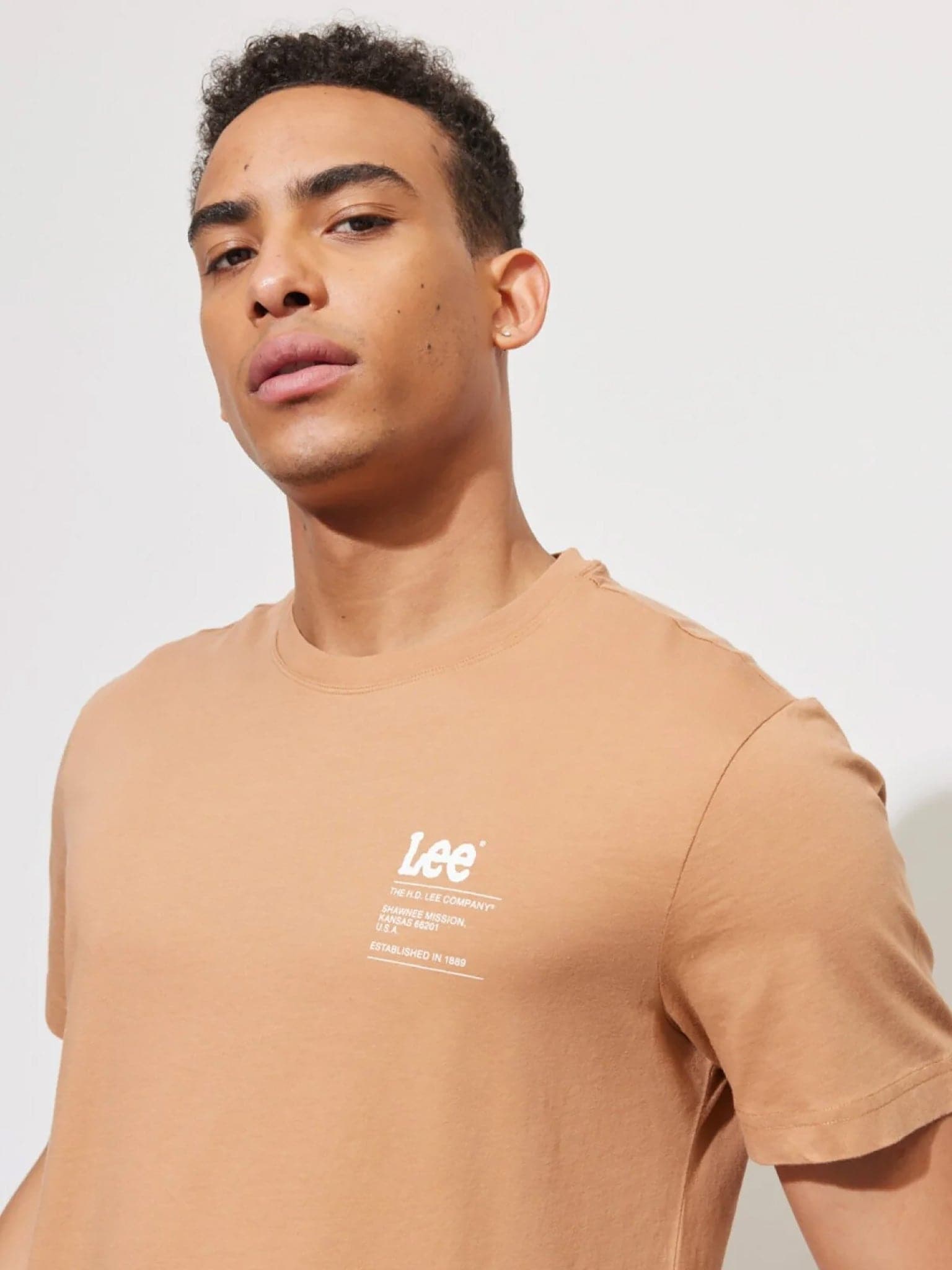 Ανδρικό t-shirt SMALL LOGO TEE CIDER LL03FQA08 | LL03FQA08