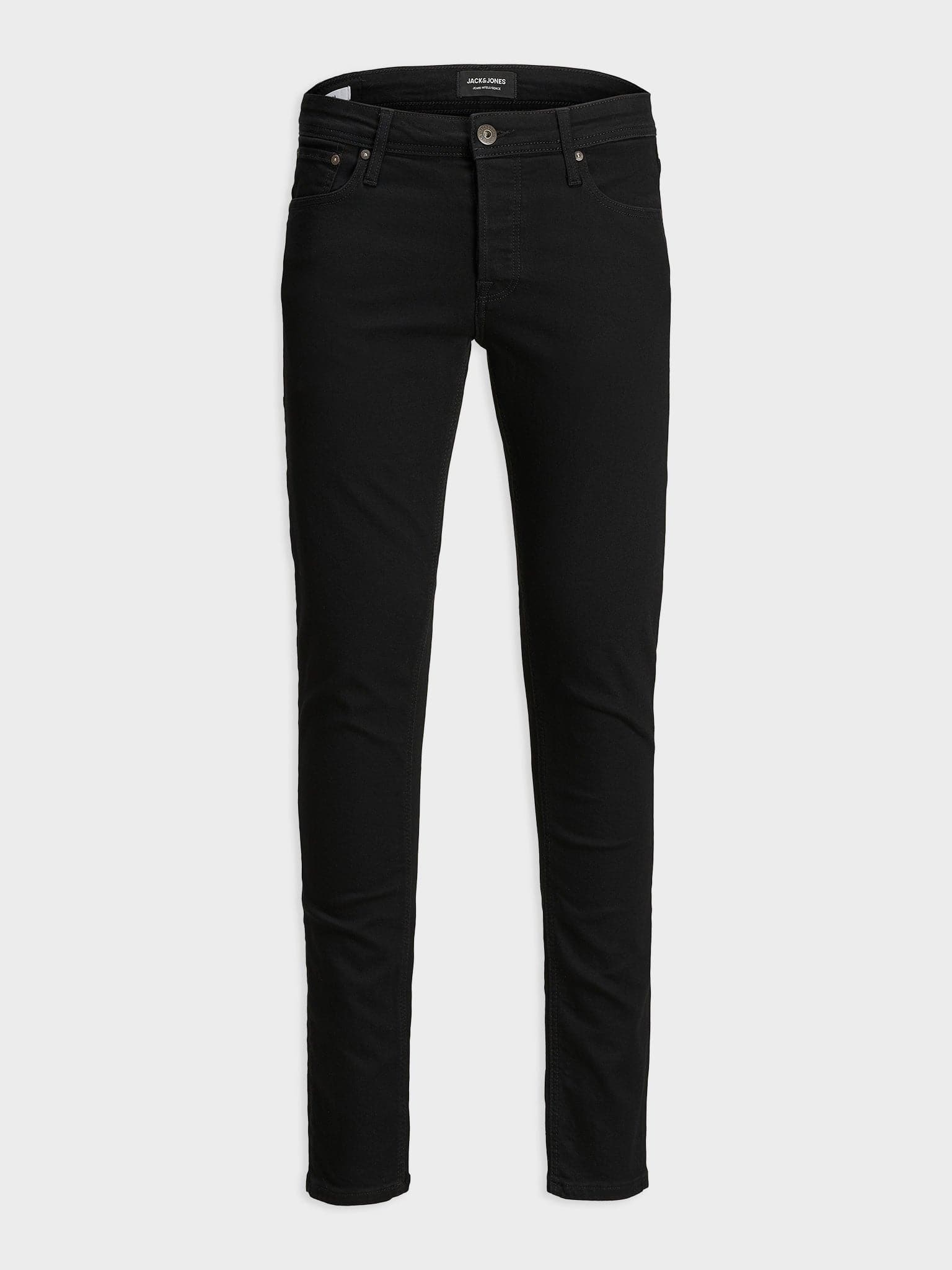 Ανδρικό τζιν μαύρο slim fit  JJIGLENN JJORIGINAL MF 816 NOOS 12152346 | 12152346