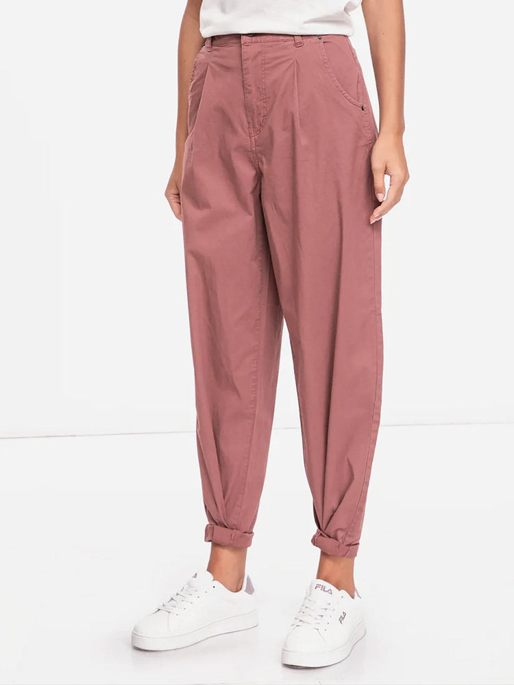 Γυναικείο παντελόνι organic cotton VMROSANNA HR BARREL PLEAT PANT 10235461 | 10235461