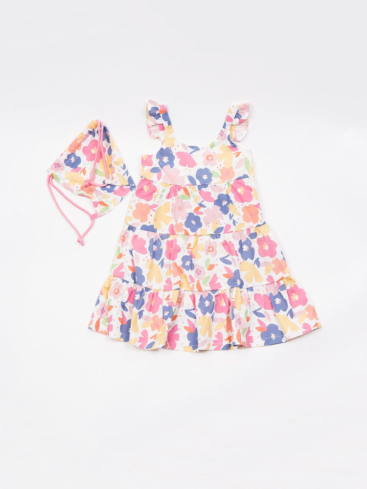 Παιδικό φόρεμα φλοράλ 43242 | 43242