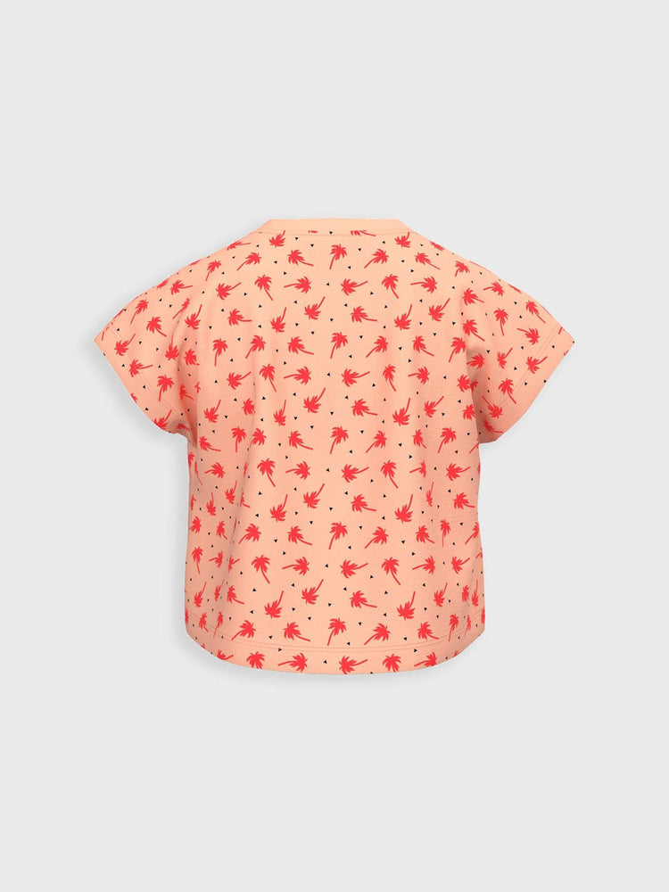 Εφηβική μπλούζα NKFVILMA AOP CAPSL CROP TOP 13215441 | 13215441