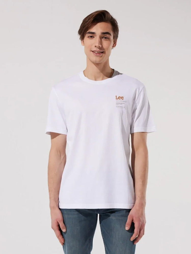 Ανδρικό t-shirt SMALL LOGO TEE BRIGHT WHITE LL03FQLJ | LL03FQLJ