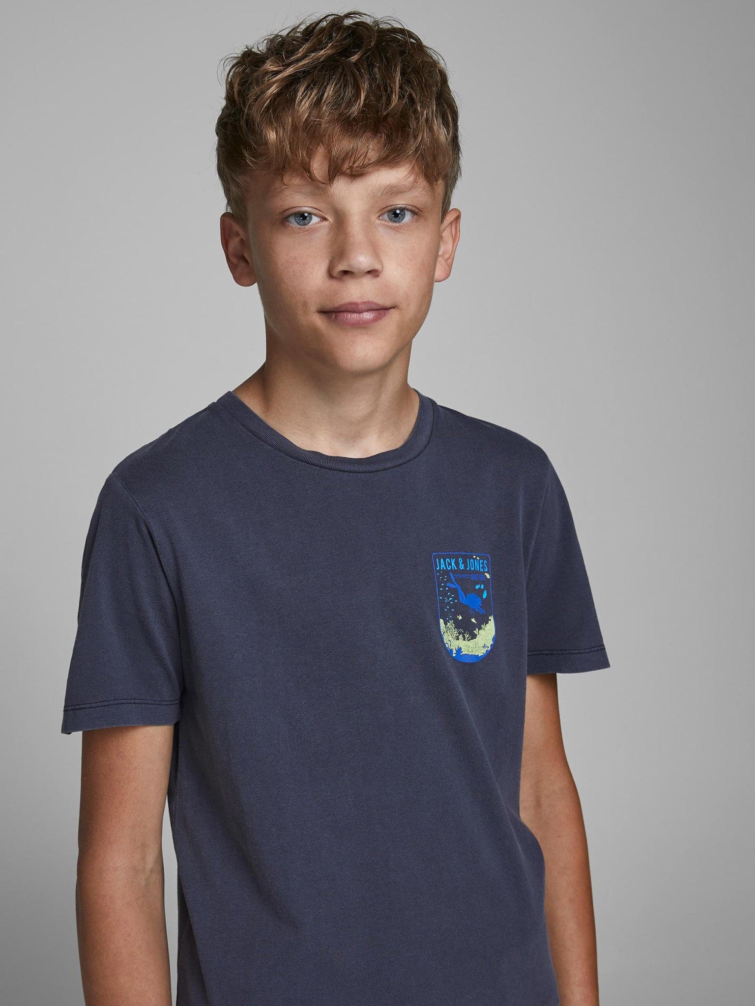 Εφηβικό t-shirt με τύπωμα JJRNEW MIKKI TEE SS JR 12180265 | 12180265