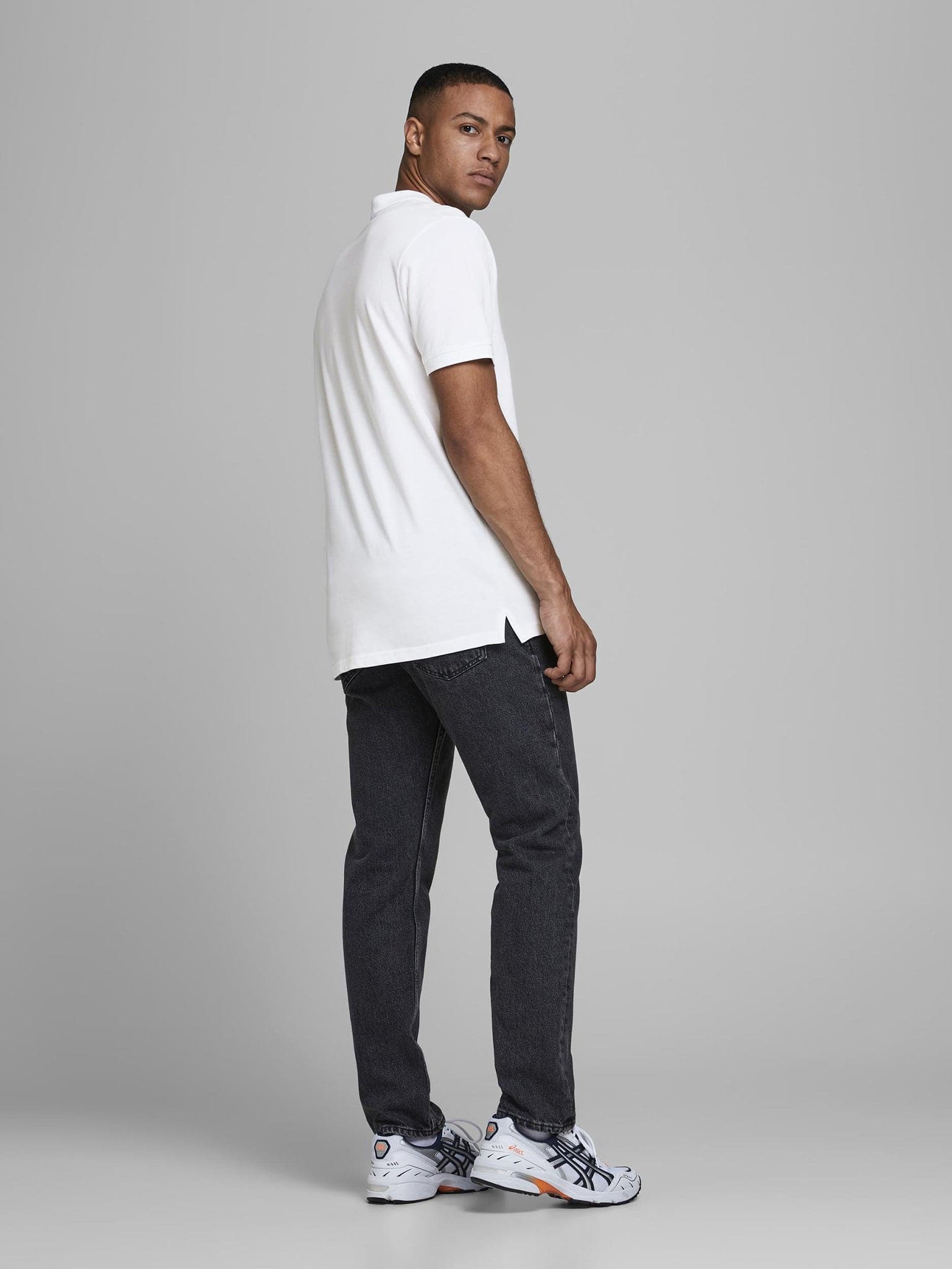 Ανδρικό polo JJEBASIC POLO SS NOOS 12136516 | 12136516