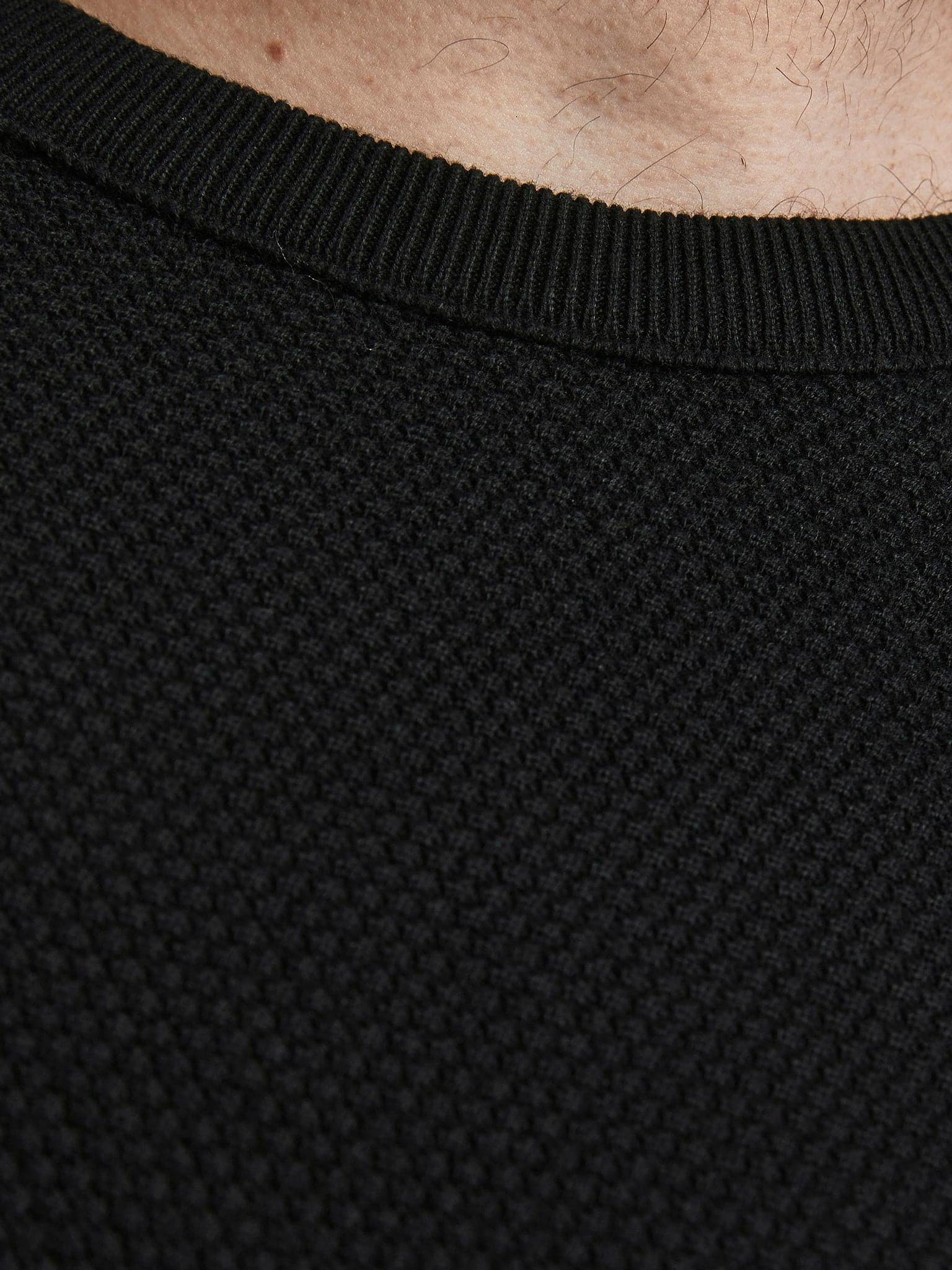 Ανδρική μπλούζα plus size JJEAARON KNIT CREW NECK NOOS 12194992 | 12194992