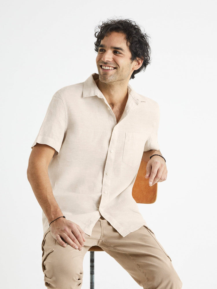 Ανδρικό πουκάμισο λινό BAMACAR | BAMACAR