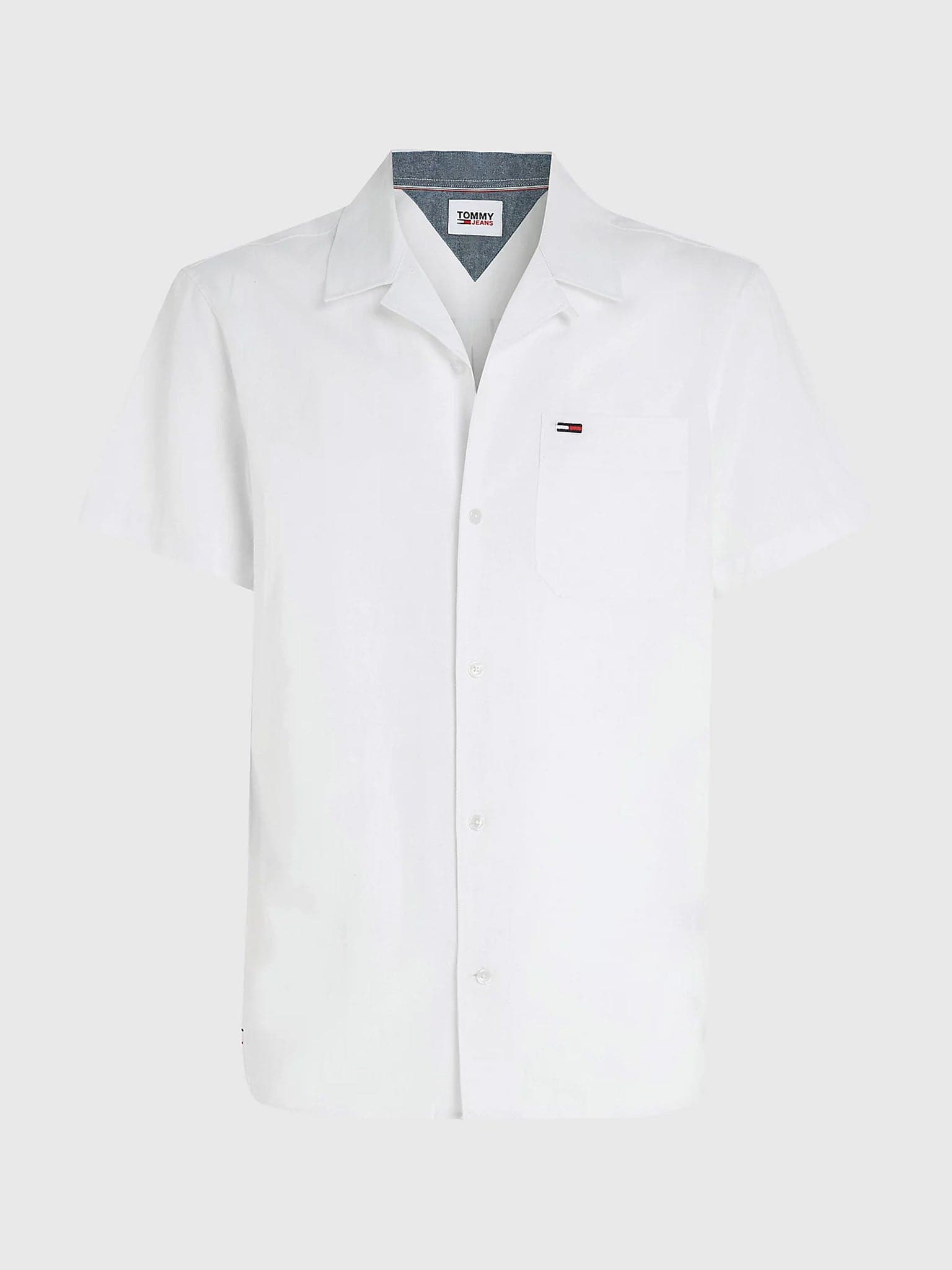 Ανδρικό πουκάμισο TJM CLSC LINEN CAMP SHIRT DM0DM15924YBR | DM0DM15924YBR