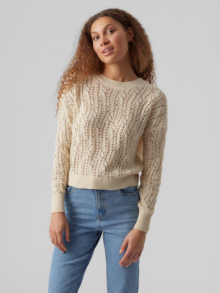 Γυναικεία μπλούζα VMVERENA LS OPEN BOW BACK PULLOVER BOO 10278311 | 10278311