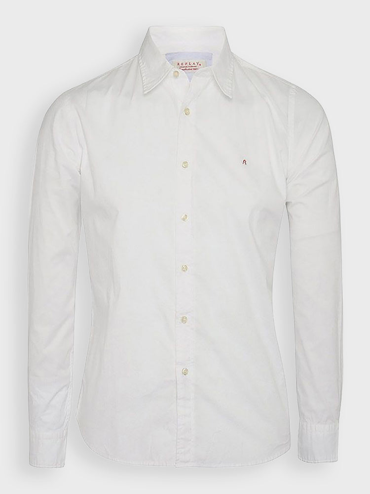 Ανδρικό πουκάμισο μονόχρωμο βαμβακερό M4738D.000.80279A | M4738D.000.80279A