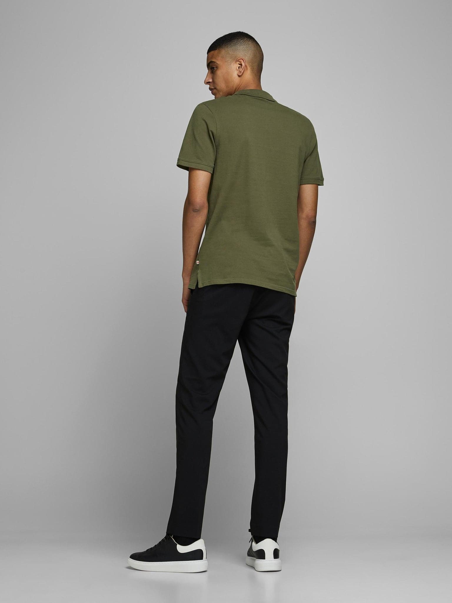 Ανδρικό polo JJEBASIC POLO SS NOOS 12136516 | 12136516