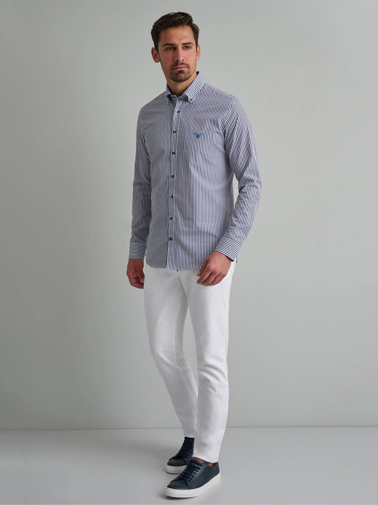 Ανδρικό πουκάμισο ριγέ 24NG.BX177/1B | 24NG.BX177/1B