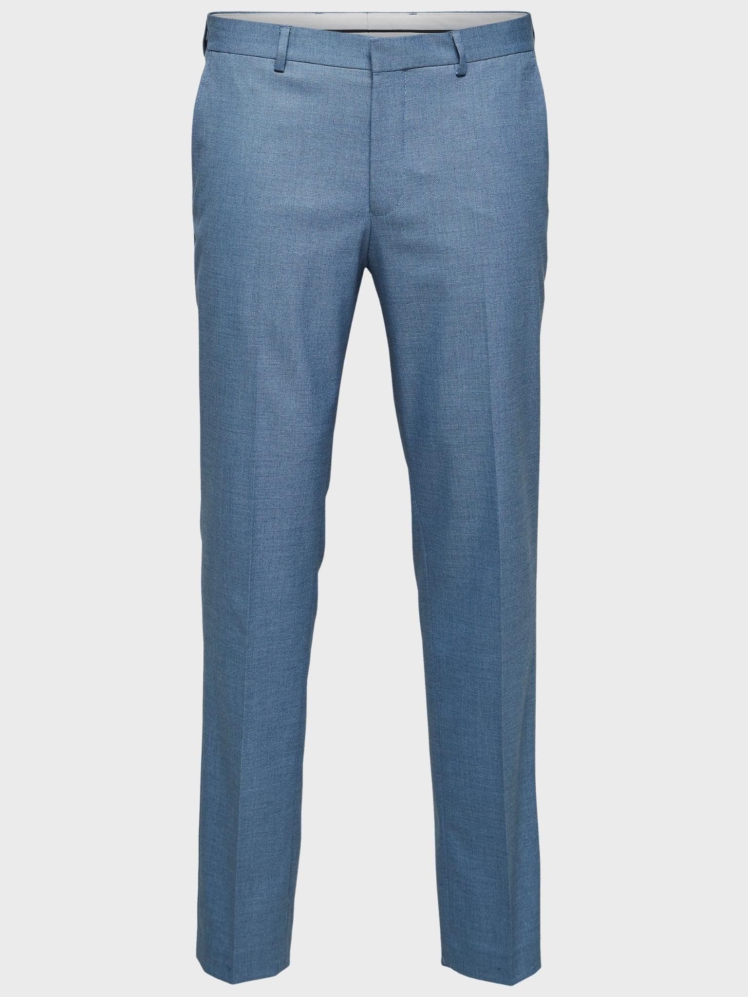 Ανδρικό παντελόνι SLHSLIM-MYLOLOGAN LT BLUE STC TRS B NOOS 16072414 | 16072414